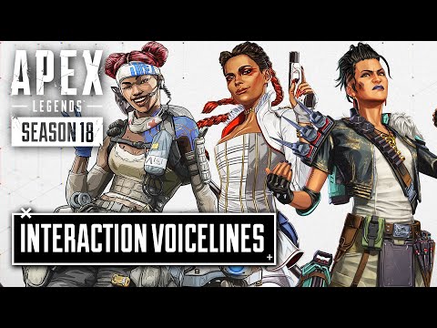 *NEW* LIFELINE MAD MAGGIE and LOBA Interaction Voicelines - Apex Legends Season 18