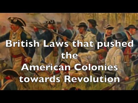 Mr. Laubach - APUSH - The "Acts" leading up to the American Revolution (see Guiding Questions)