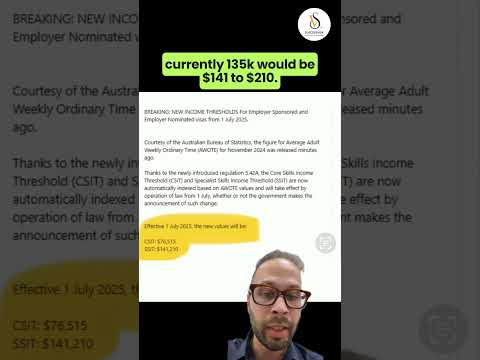 Breaking News- New CSIT $76,515 - 482/186 | SuccessVisa