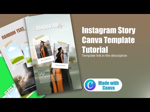 How to make Instagram Story Canva Template | Free Template