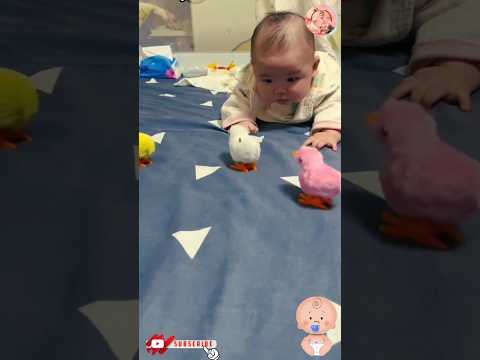 Cute 🐤🐥 || baby playing || #cute #shorts