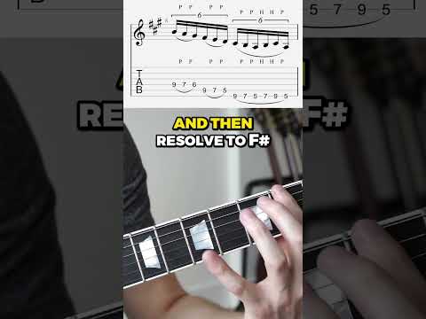 Crazy fast Legato lick to impress people with