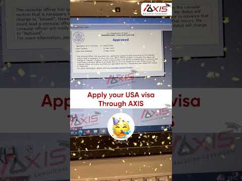 Yet Another USA Visa Success Story | Axis Educational Consultant