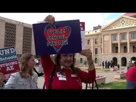 Educators rally at Arizona capitol amid Prop 123 proposals