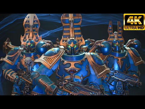 Space Marine 2 Ultramarines vs Thousand Sons Fight Scene - Warhammer 40K