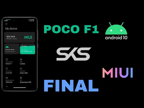 SKS MIUI 12 | 12.0.3 | FINAL | Android 10 | POCO F1 | Full Review & Redesigned settings  #beryllium