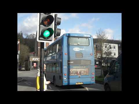 Omnidekka N94UD ExLondon 939, Metrobus 6939 YN56FDP Service 411 Arriving at Caterham Stn for Reigate