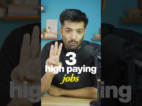 3 High Paying Jobs in India 📌 #shorts