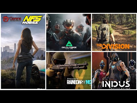 Garena Nfs Global Release| Indus BR Open Beta | Delta Force New Update| Rainbow 6 & Division Release