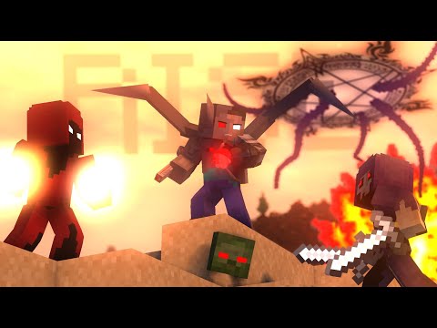 "RISE" - A Minecraft Music Video ♪ - Herobrine Vs Entity 303 + Dreadlord  [Part 2]