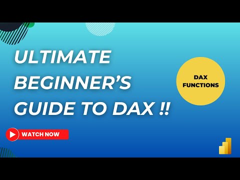 Learn DAX in 2025 | Beginner's Guide to DAX in Power BI | MiTutorials