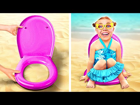 Summer Hacks for Parents 🌴☀️ SMART DIY Vacation Hacks