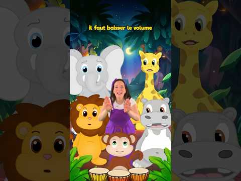 Little Monkey french nursery rhyme 💕🐵 #toddlers #kids #music #song #parents