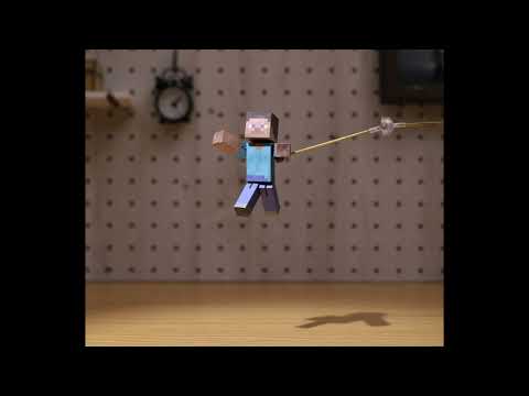 Minecraft Steve Jump Animation Test