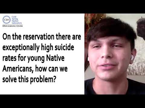 Students Talk Science — COVID-19: Addressing youth suicide on reservations