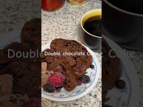 Double Chocolate Cake  #baking  #homebaking #chocolate #chocolatecake  #shortsvideo