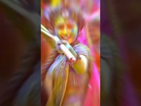 रंग लेके खेलते गुलाल लेके खेलते 🌸Radha sang Holi nandlal khelte। radhakrishna Holi status#holi#short