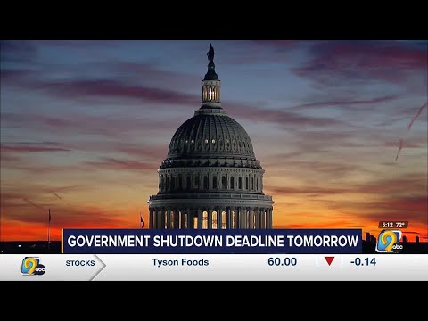 Congress must pass temporary spending bill by Friday to prevent government shutdown