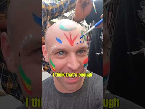 Face paint attack in the Philippines 🇵🇭