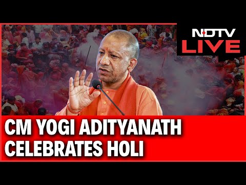 Live: CM Yogi Adityanath Participates In Procession Of Lord Narsimha In Gorakhpur | Holi Celebration