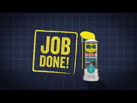 UK WD40 SPECIALIST High Performance White Lithium 400ml VIDEO AUTO