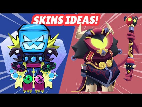 Brawl Stars Skins Ideas | Meeple, Otis & More