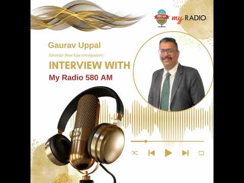 My Radio Interview with Gaurav Uppal (Director Blue Eye Immigration) on Alberta RRS.