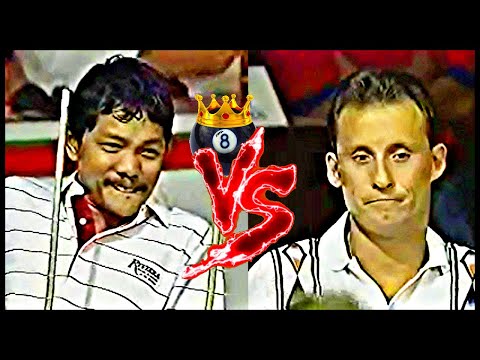 CRAZY 8-BALL MATCH | Efren Reyes Vs Mark Jarvis 1995