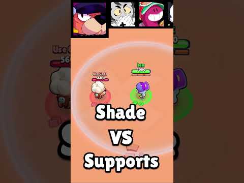 Shade 1v1 VS Every Support Brawler #brawlstars