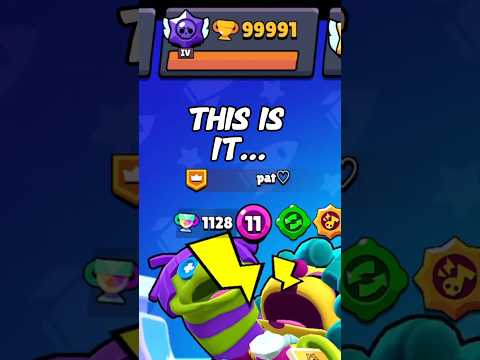 Last game to 100,000 Trophies… #brawlstars #shorts