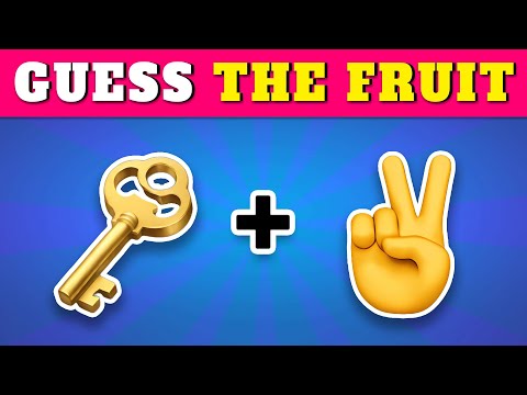 Guess the FRUIT by Emoji? 🍎 Emoji Quiz | Quiz Rainbow