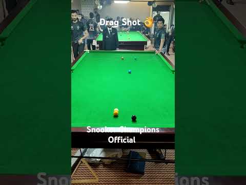 Snooker Drag Shot Nice Snooker Break | Asjad Iqbal Pakistan National Champion #Spinshot #snooker