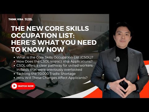 The New Core Skills Occupation List: Here’s What You Need to Know Now