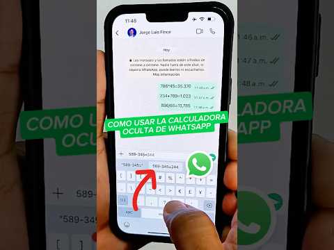 Cómo usar la calculadora oculta de WhatsApp