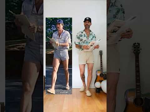 Magnum P.I. Inspired Shorts Outfit!