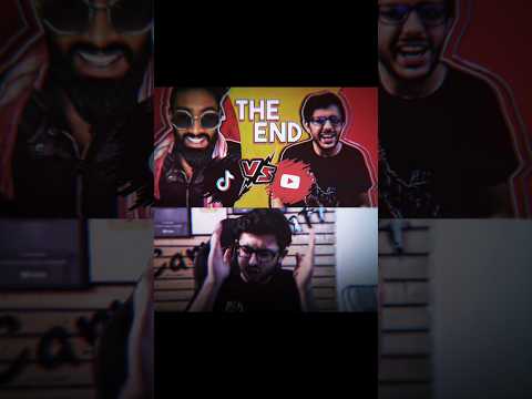 Carryminati VS Whole Tiktok🤯💀 #carryminati #theend #controversey