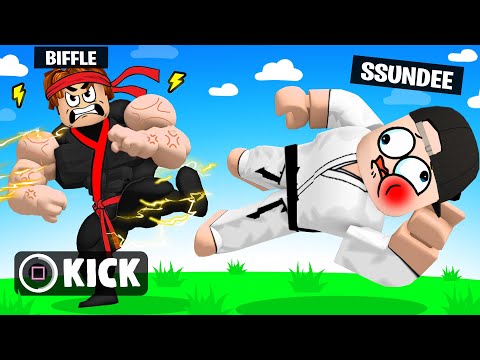 Buying OP KARATE Powers in Roblox