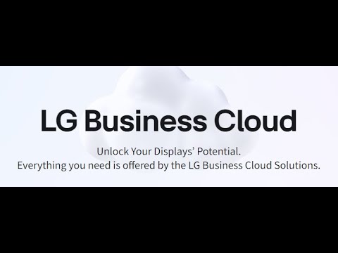 LG Business Cloud Console, Free Cloud Configuration Tool