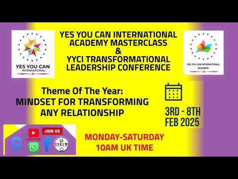 YYCI Academy Masterclass and YYCI Transformational Leadership Conference Part4