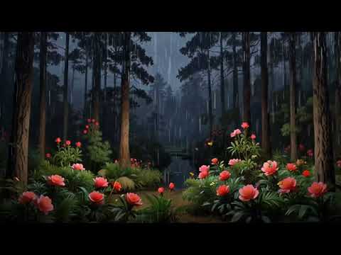 Calm Piano & Gentle Rain: Peaceful Music for Stress Relief & Focus