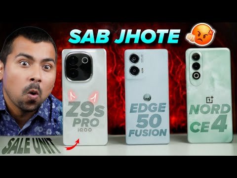 iQOO Z9s Pro vs Moto Edge 50 Fusion vs OnePlus Nord CE 4 * FULL COMPARISON * Battery Drain, Camera🔥