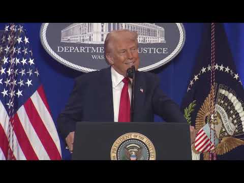 President Trump Delivers Remarks at the Department of Justice