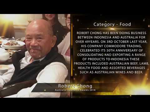 Robert Chong - Winner Australia Indonesia Awards 2018  - Food