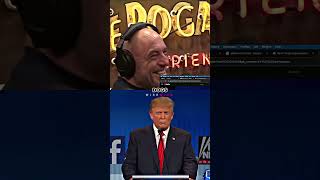 Joe Rogan Laughs At Trump's Punchline