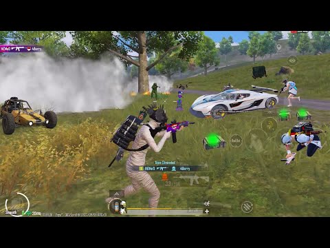 NEW REVENGE GAMEPLAY ON FULL PRO SQUAD ️‍🔥 pubg mobile