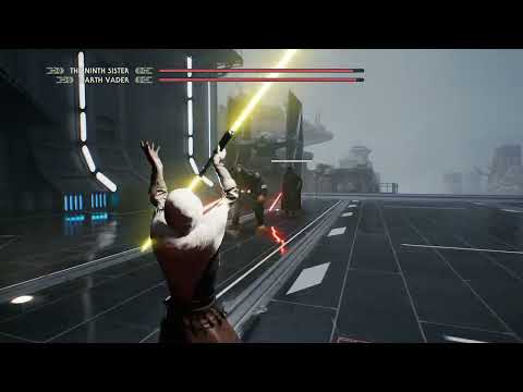 Darth Vader and Sith Inquisitor Kill Jedi Temple Guard