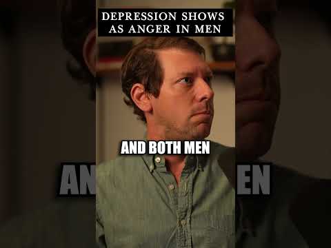 Depression shows as anger in men