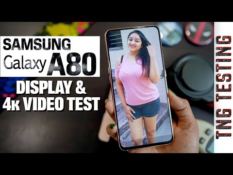 Samsung Galaxy A80 - 4K Video & Display Test