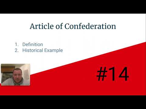 EOC Review: Articles of Confederation