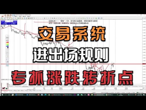 【交易系统进出场规则】如何进场即顶底？一条线，搞定！抓涨跌转折点，《辩势交易法》外汇交易系统11.29